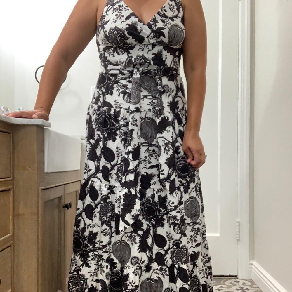 J.Crew Tiered Ratti maxi